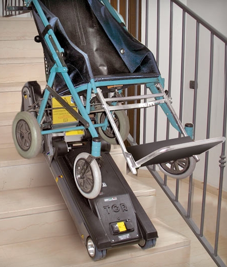 Schodołaz gąsienicowy JUNIOR dla wózków specjalnych <br/>typu spacerówka np. Comfort